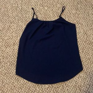 Navy Blue Faded Glory Tank Top Size S
